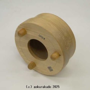 木鉦 紅葉（楓）製、丸木鉦 尺２の画像