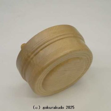 木鉦 紅葉（楓）製、丸木鉦 尺２の画像