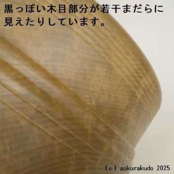 木鉦 紅葉（楓）製、丸木鉦 尺２の画像