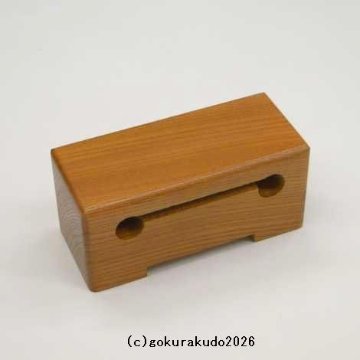 欅（けやき）製 枕木鉦5.0寸（2026）の画像