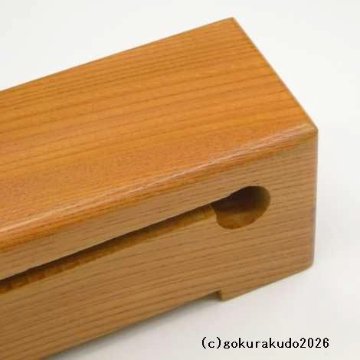 欅（けやき）製 枕木鉦5.0寸（2026）の画像