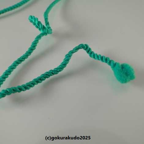 数珠用中糸  1mあたり（緑）4.5号 の画像