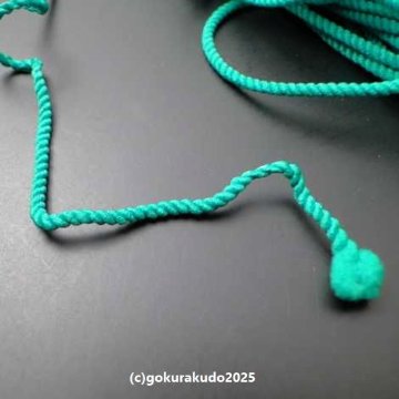 数珠用中糸  1mあたり（緑）4.5号 の画像