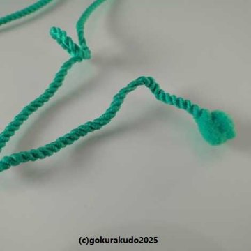 数珠用中糸  1mあたり（緑）4.5号 の画像