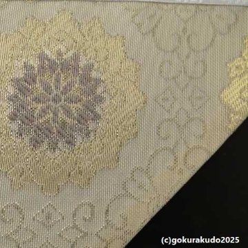 三角打敷 夏用 紗 50代 白地　1-H（中央あずき色）の画像