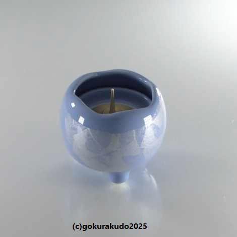 蝋燭立／モダン仏壇向け　ローソク立て 『ほのか』シンパープルの画像