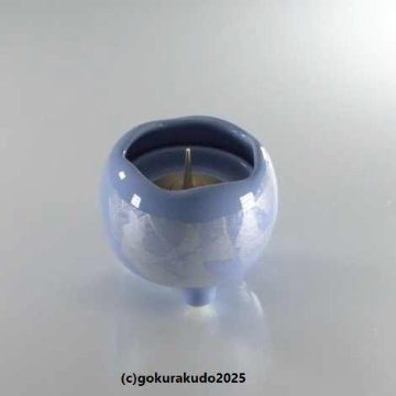 蝋燭立／モダン仏壇向け　ローソク立て 『ほのか』シンパープルの画像
