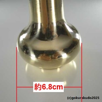 貫通型花立（磨き）4寸 の画像