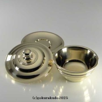 塗香器　大型　磨き（栄型）（密教法具・前具）の画像