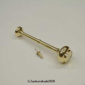 蝋燭立／貫通型ローソク立（磨き）一尺二寸 [京都製]の画像