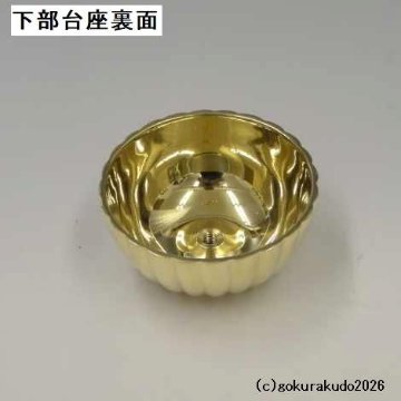 菊壇灯　1尺1寸　磨き　一対の画像