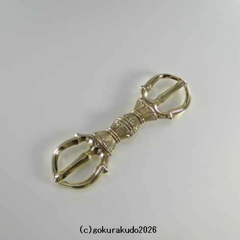 三鈷杵 中型 磨き（栄型）（密教法具・前具）[1本当たり]の画像