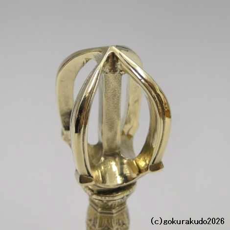 金剛鈴 中型 磨き（栄型）（密教法具・前具）[1本当たり]の画像