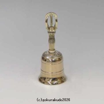 金剛鈴 中型 磨き（栄型）（密教法具・前具）[1本当たり]の画像