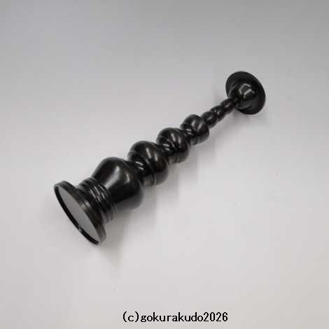 蝋燭立/セタンローソク立（国光色）5寸用（実寸高約24.2cm） [高岡製]の画像