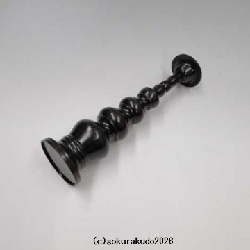 蝋燭立/セタンローソク立（国光色）5寸用（実寸高約24.2cm） [高岡製]の画像