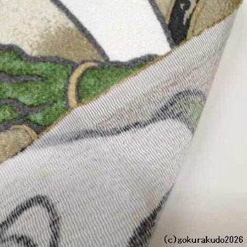 風呂敷〔70×70cm〕/ 俵屋宗達（風神雷神） レーヨン100％（日本製）の画像