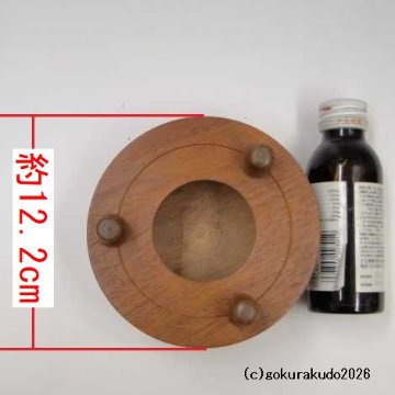 花梨（かりん）製 丸木鉦4.0寸（2026）の画像