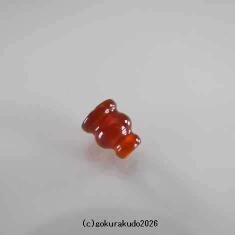 赤メノウのボサのみ（男性略式数珠用）一個あたりの画像