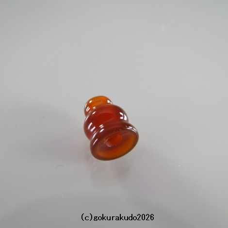 赤メノウのボサのみ（男性略式数珠用）一個あたりの画像