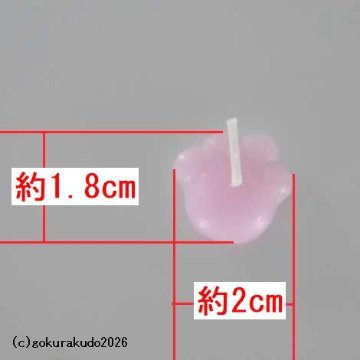 あしあといっぱい（にくきゅう型ローソク）〔詰め替え用〕の画像