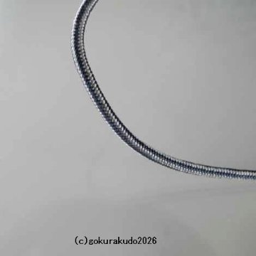 数珠用正絹紐O-1番(グレー色と濃紺色)1ｍ当たり の画像