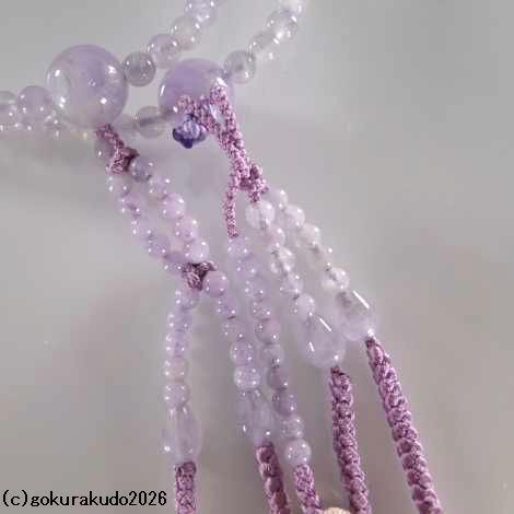 数珠 日蓮宗・法華宗 総藤雲石 8寸 利休房（os）の画像