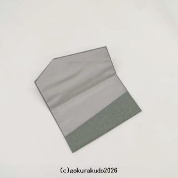 金封袱紗（ふくさ）[一越、鮫小紋] 緑色の画像