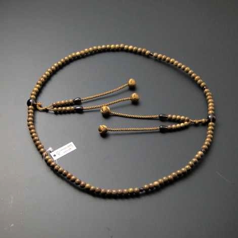 数珠 真言宗 桑 茶水晶仕立 尺２ 利休房の画像