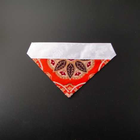 三角打敷 正絹 もっと超小型 朱地3-Hの画像