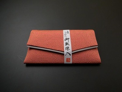 ちりめん数珠入れ 21．灰桜 sの画像