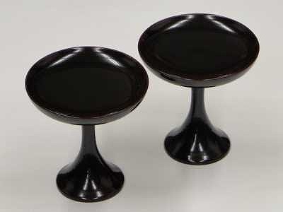 高坏(たかつき、高月)　木製　溜塗　3.5寸の画像