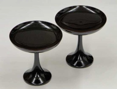 高坏(たかつき、高月)　木製　溜塗　4.5寸の画像