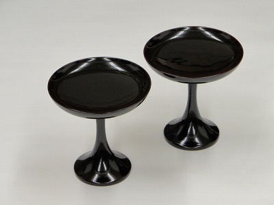 高坏(たかつき、高月)　木製　溜塗　5寸の画像