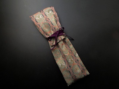 錫杖袋（錫杖入れ） 茶色系正倉院柄（通常サイズ）  sの画像