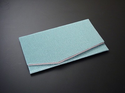 ちりめん金封ふくさ (15．ひわ色)の画像