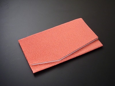 ちりめん金封ふくさ (21．灰桜色)の画像