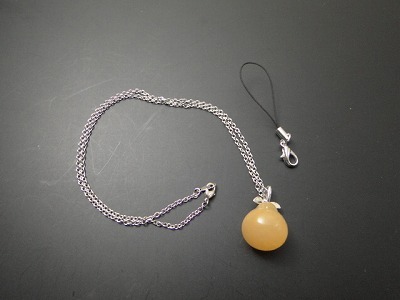 フルーツストラップ＆ペンダント　洋ナシ の画像