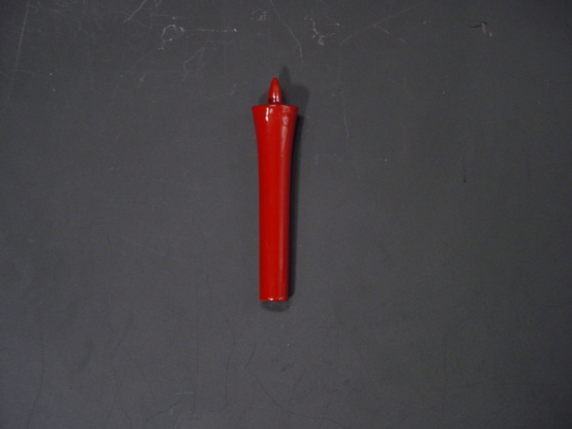 常立て（朱塗の木蝋燭）　3寸（上品）の画像