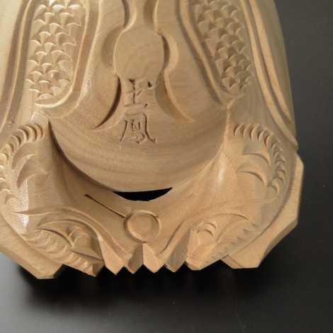 木魚 本楠製 4寸(K印) （中国産）画像
