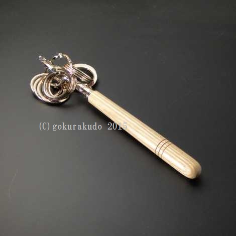 錫杖 焼十二環 白木柄（大）の画像