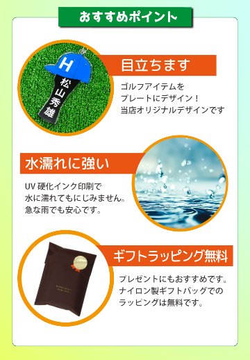 最短即日出荷！ゴルフ　ネームプレート：ヘッドカバーデザイン 名前入りアクリルキーホルダー ゴルフタグ　バッグタグ　選べる１０色 ラッピング　送料無料の画像