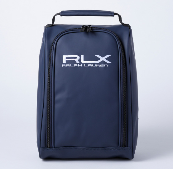 ゴルフ シューズバッグ POLO RALPH LAUREN ポロ ラルフローレン RLX Premium series RLS017NV ネイビー W24×H35×D14cmの画像
