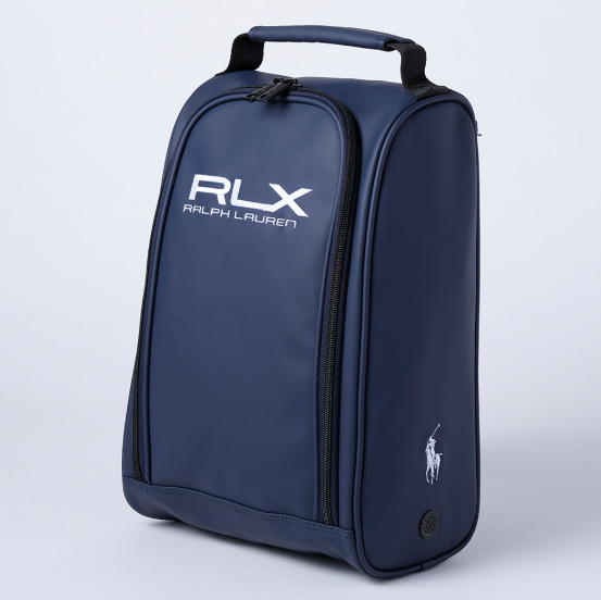 ゴルフ シューズバッグ POLO RALPH LAUREN ポロ ラルフローレン RLX Premium series RLS017NV ネイビー W24×H35×D14cmの画像
