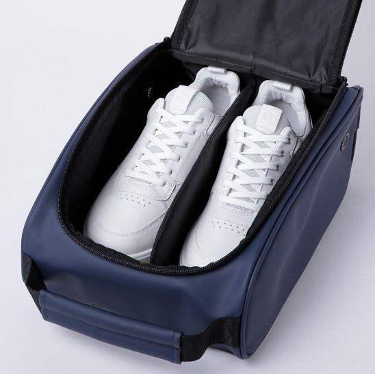 ゴルフ シューズバッグ POLO RALPH LAUREN ポロ ラルフローレン RLX Premium series RLS017NV ネイビー W24×H35×D14cmの画像