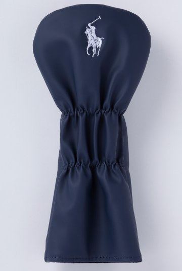 ゴルフ ヘッドカバー ドライバー DR用POLO RALPH LAUREN ポロ ラルフローレン RLX Premium series RLH017NV ネイビーの画像