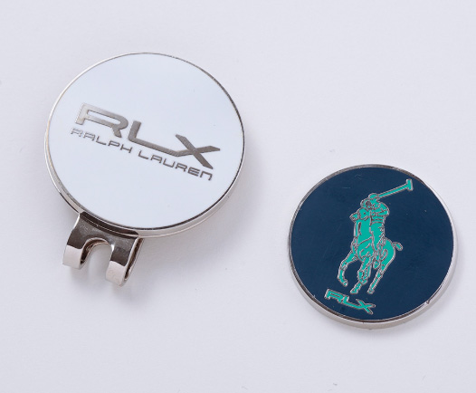 ゴルフ マーカーセットPOLO RALPH LAUREN ポロ ラルフローレン RLA007Aホワイト/ネイビーの画像