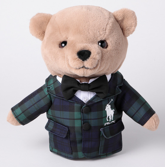 ゴルフ ぬいぐるみヘッドカバー DR用POLO RALPH LAUREN ポロ ラルフローレン RLX Premium series RLA011H　Bow tie Bearの画像