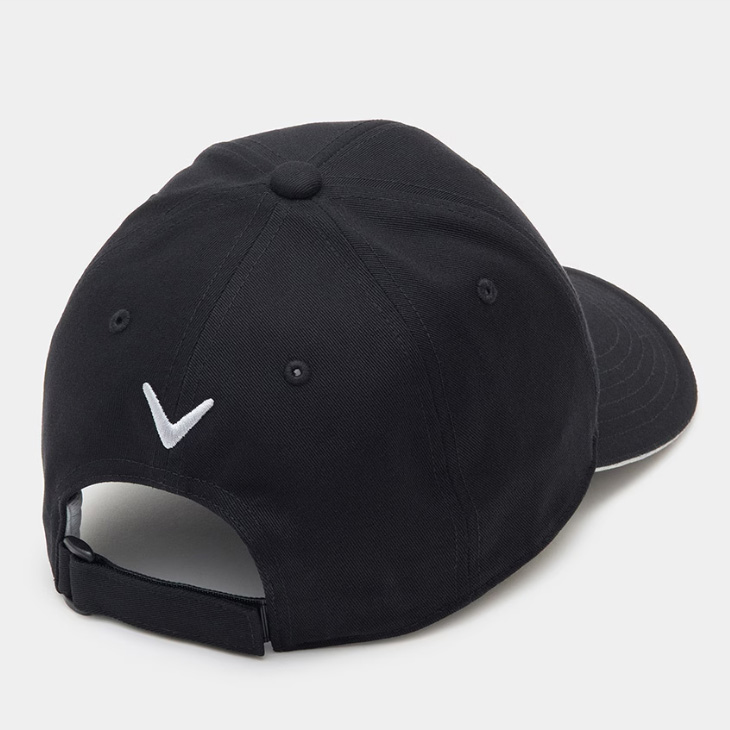 ３営業日出荷！名入れ刺繍 ゴルフキャップ(キャロウェイ Callaway/C25990101/ブラック)選べる定型文字＋お名前１行　還暦・ホールインワン　名前入り　帽子　オウンネーム対応の画像