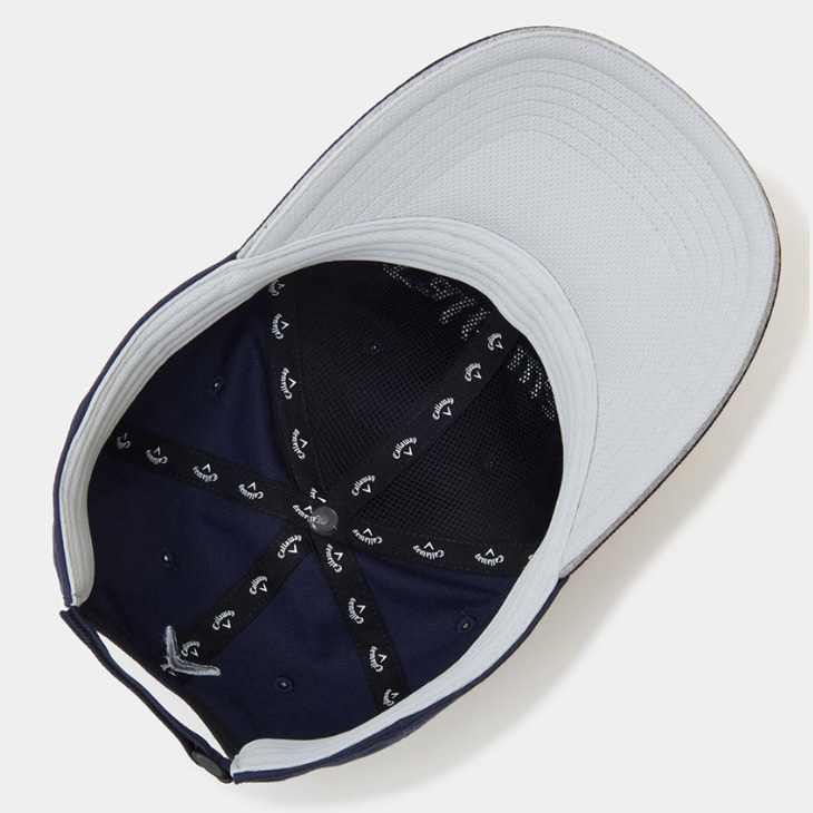 ３営業日出荷！名入れ刺繍 ゴルフキャップ(キャロウェイ Callaway/C25990101/ネイビー)選べる定型文字＋お名前１行　還暦・ホールインワン　名前入り　帽子　オウンネーム対応の画像